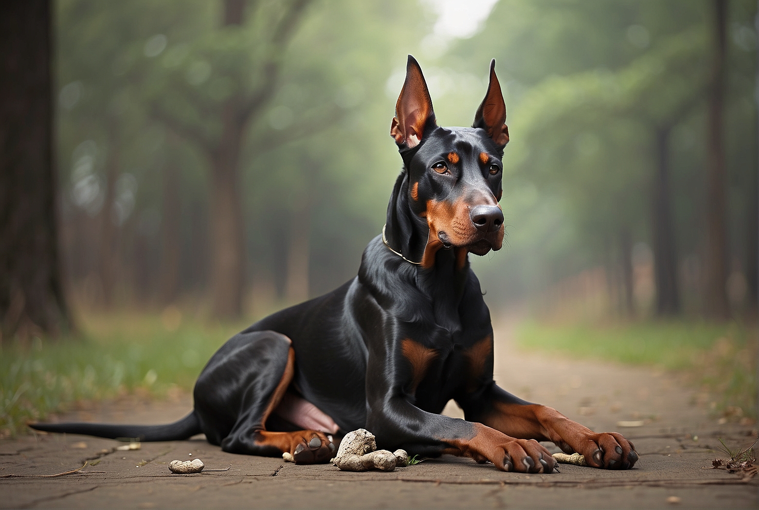 How to train a Doberman to stop biting