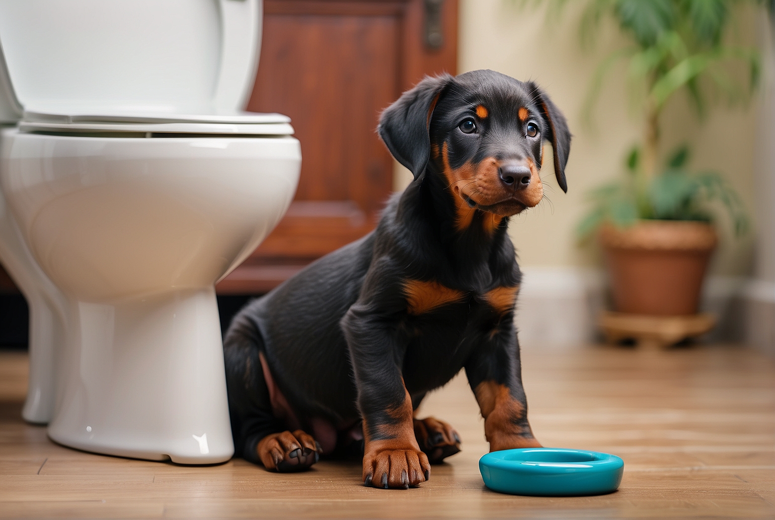 Toilet Training Tips for Your Doberman Puppy